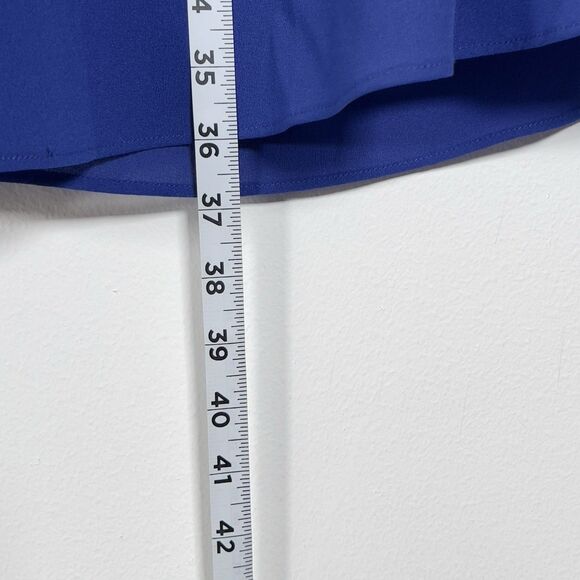 Badgley Mischa Elise Mini Dress Sz 10 Trapeze Back Tie Turtleneck Sleeveless - Picture 13 of 13